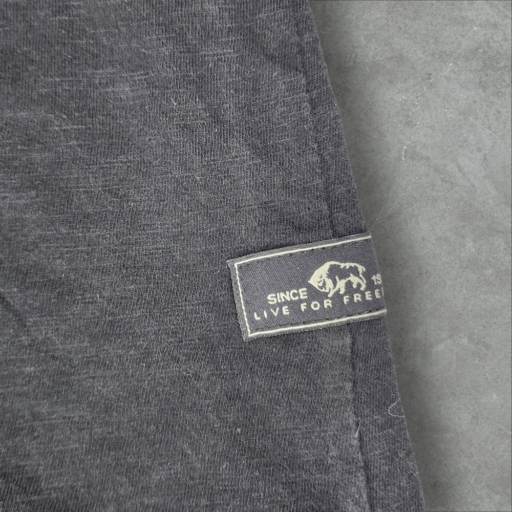 BUFFALO Black Graphic Tee With V-Neck - XLarge - Picture 3 of 6